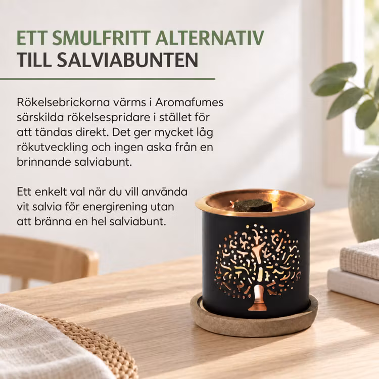 Rökelsebrickor Vit salvia 9st