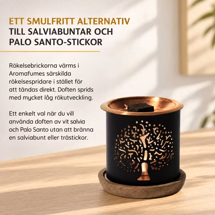 Rökelsebrickor Vit salvia & Palo Santo 9 st