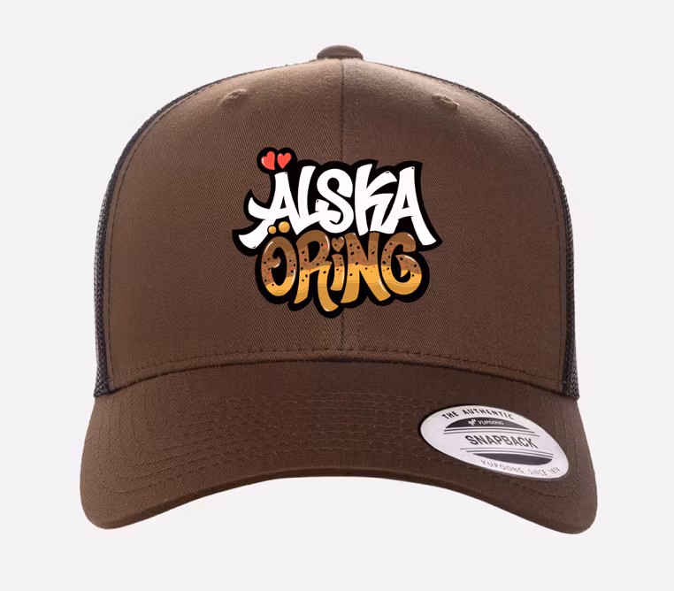 Älska Öring Keps - Brown/Black