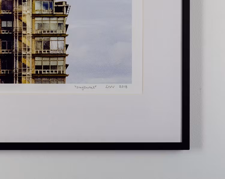 "slagthuset” black frame