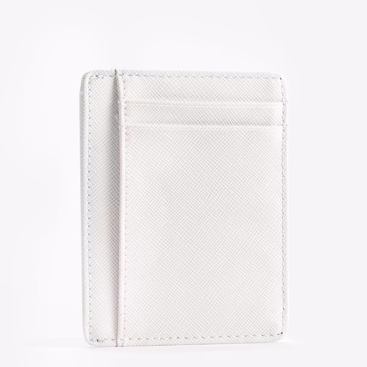 "Venice" Korthållare - Saffiano vit