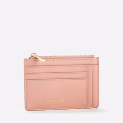 "Barcelona" Zipper korthållare pink