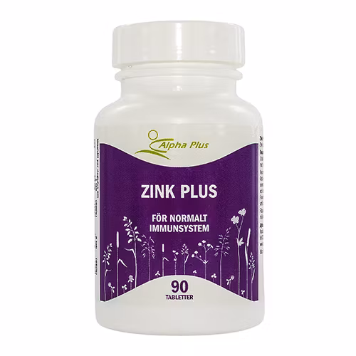 Zink Plus 90 tabletter Alpha Plus