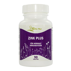 Zink Plus 90 tabletter Alpha Plus