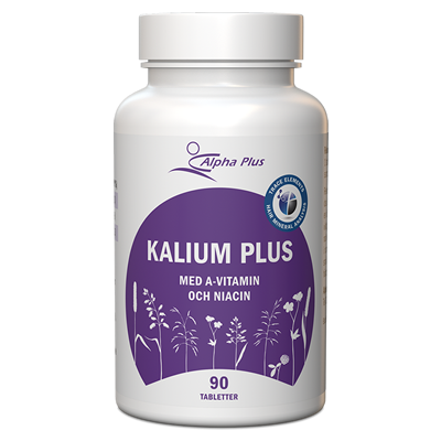 K Plus 90 tabletter (Kalium Plus) Alpha plus