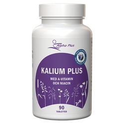 K Plus 90 tabletter (Kalium Plus) Alpha plus