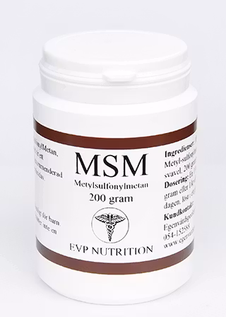MSM 200 gram EVP