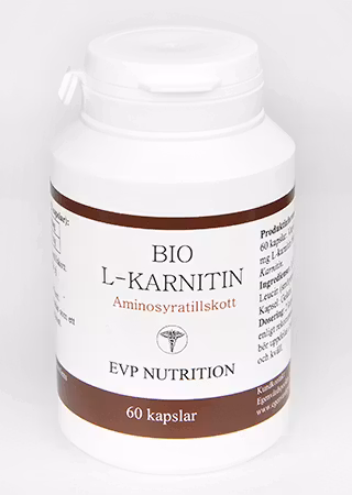 Bio L-Karnitin 500mg 60 kapslar EVP