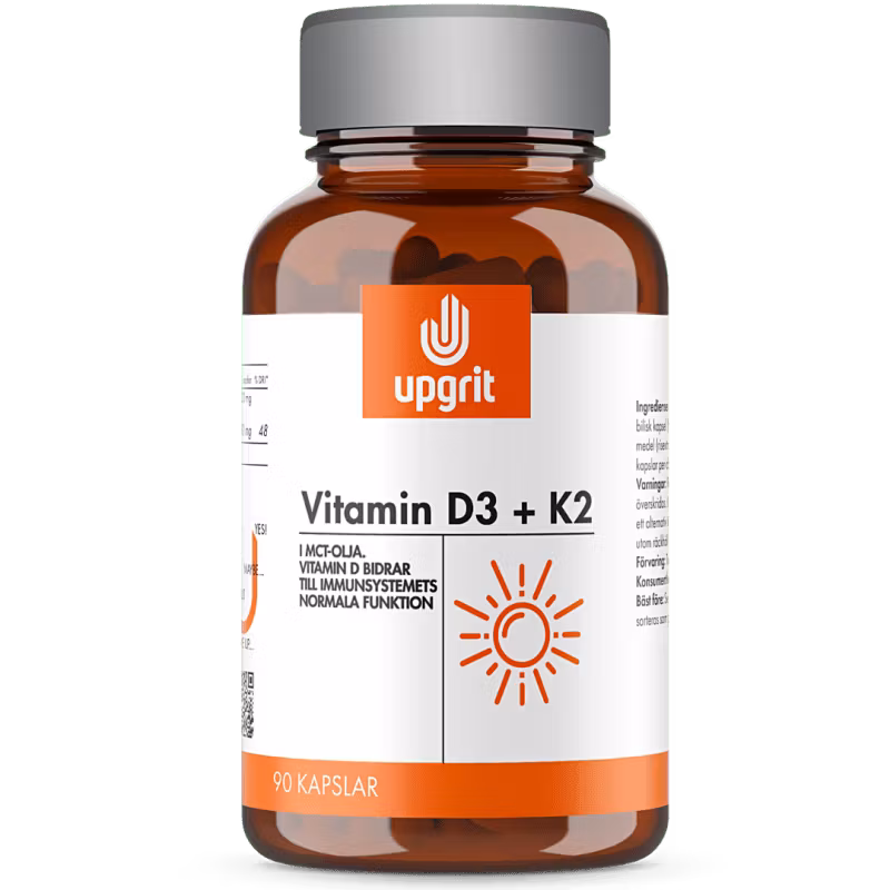 D3 + K2 vitamin 90 kapslar Upgrit