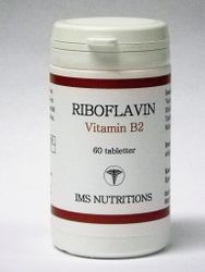 B2 Vitamin Riboflavin Enkelmedel 60 tabletter EVP