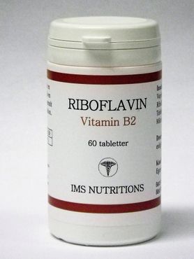 B2 Vitamin Riboflavin Enkelmedel 60 tabletter EVP