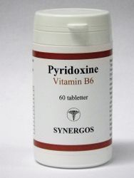 B6 Vitamin Pyridoxin 60 kapslar EVP