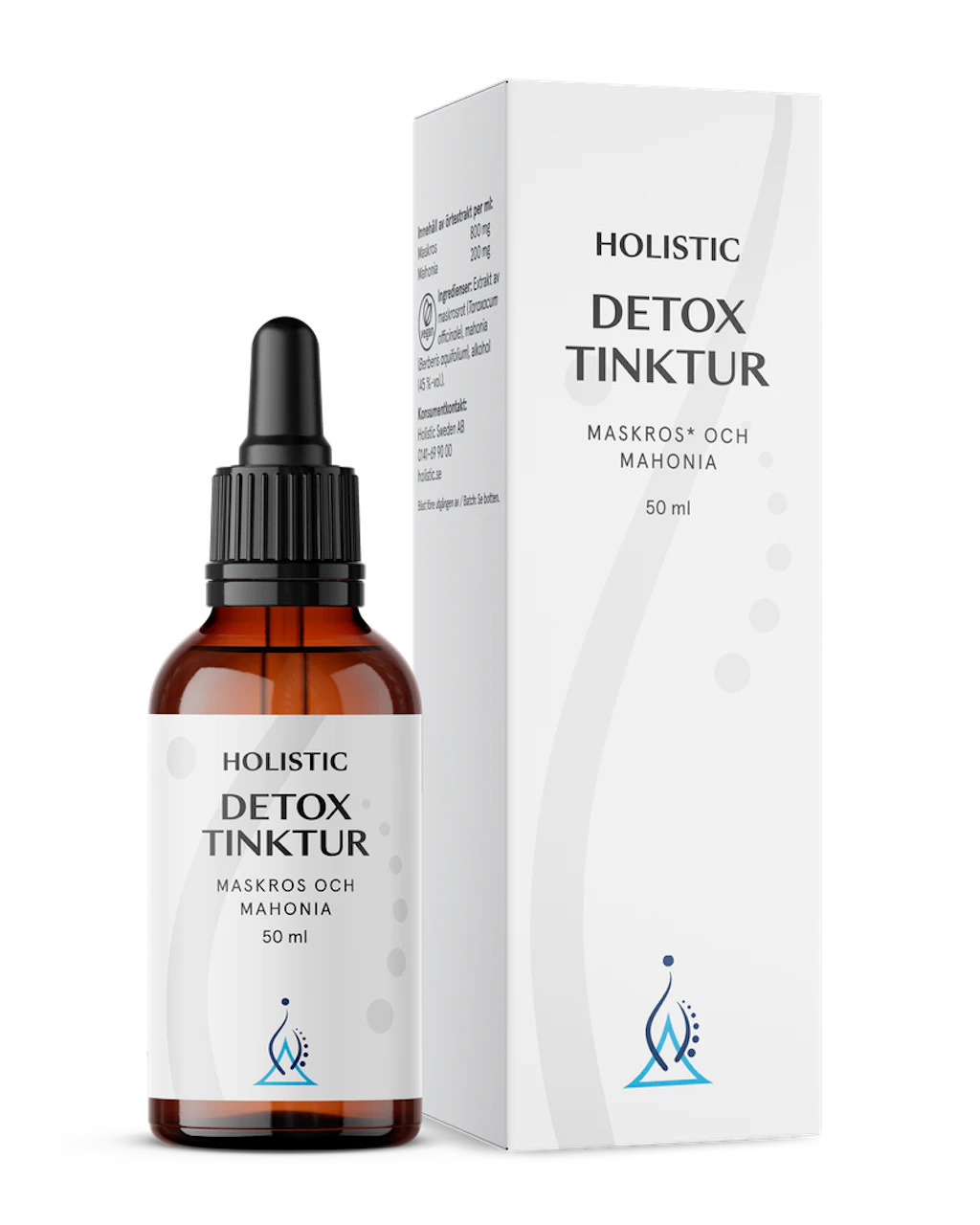 Detox tinktur 50 ml Holistic (Bäst före: Mars 2025)
