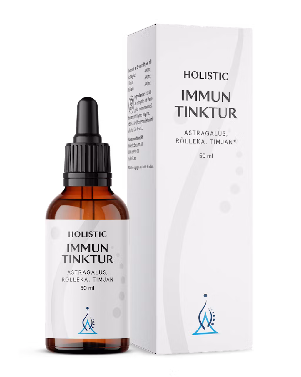 Immun tinktur 50 ml Holistic (Bäst före: Februari 2025)