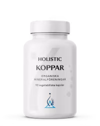 Koppar 2 mg 90 kapslar Holistic