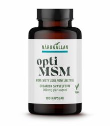 OptiMSM 100 kapslar Närokällan