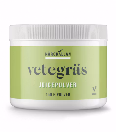 Vetegräs juicepulver 150g Närokällan