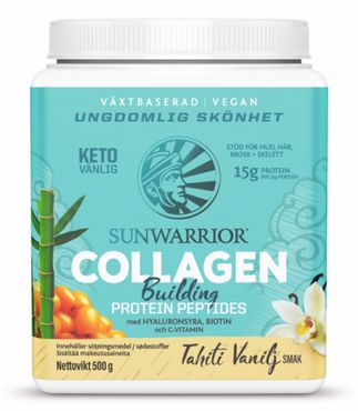 Kollagen Building Protein Peptides Tahiti Vanilj 500g Sunwarrior