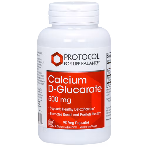 Kalcium (Calcium) D-Glucarate 500mg 90 kapslar Protocol For Life
