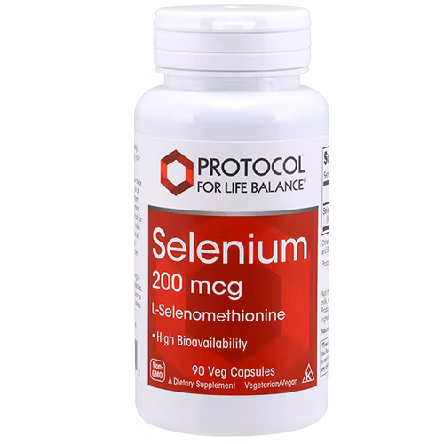 Selenium 200 mcg 90 kapslar Protocol For Life (Selen)