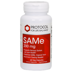 SAMe 200mg 60 kapslar Protocol For Life (Bäst före: Maj 2025)