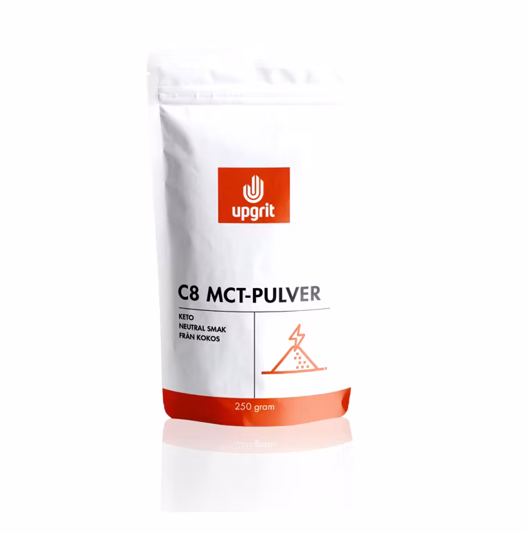 C8 MCT-pulver 250 gram Upgrit