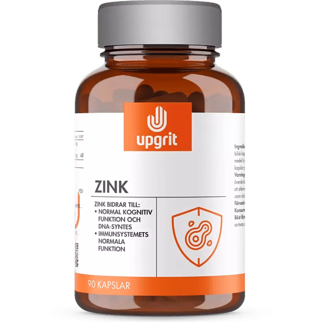 Zink (zinkbisglycinat) 60 kapslar Upgrit