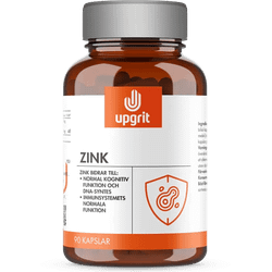 Zink (zinkbisglycinat) 60 kapslar Upgrit