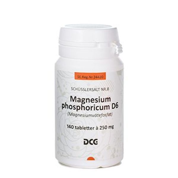 Magnesium phosphoricum D6 250mg 140 tabletter DCG