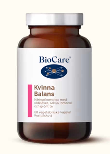 BioCare Kvinna Balans 60 kapslar (Bäst före: September 2025)