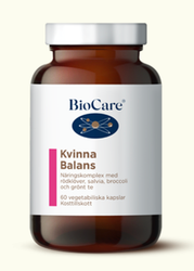 BioCare Kvinna Balans 60 kapslar (Bäst före: September 2025)