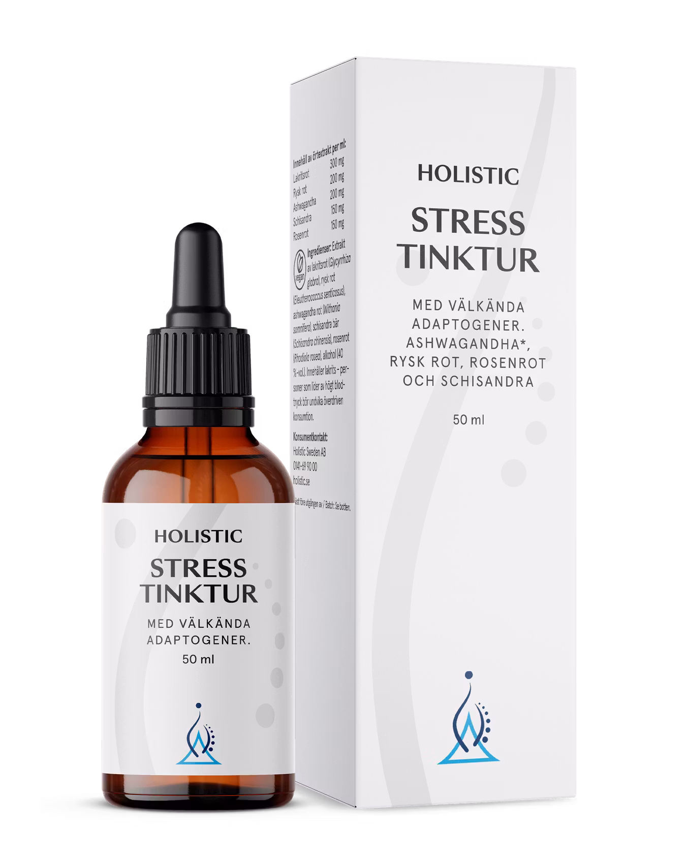 Stress tinktur 50ml Holistic