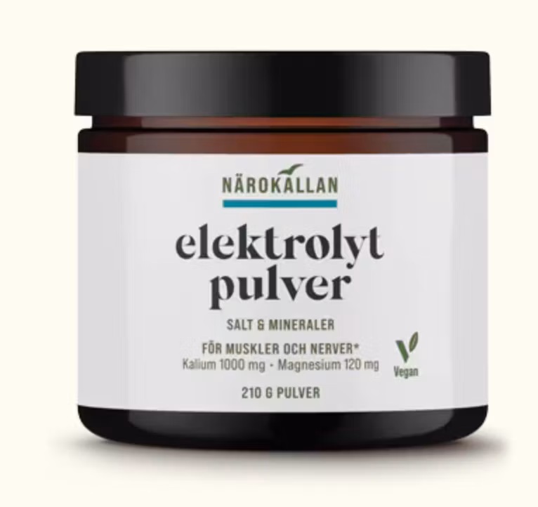 Elektrolytpulver Citron 210 gram Närokällan