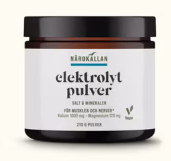 Elektrolytpulver Citron 210 gram Närokällan