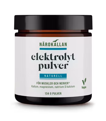 Elektrolytpulver Naturell 134 gram Närokällan