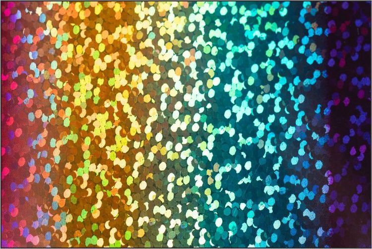 Holographic Regnbåge - 1983 - Röd - 30x50 cm  - Ark