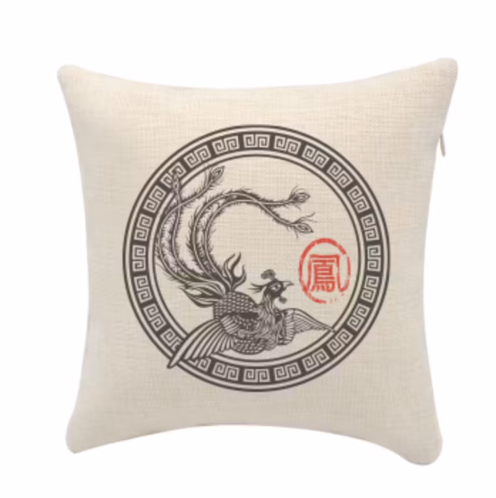 Kuddfodral 30x60cm, linnestruktur