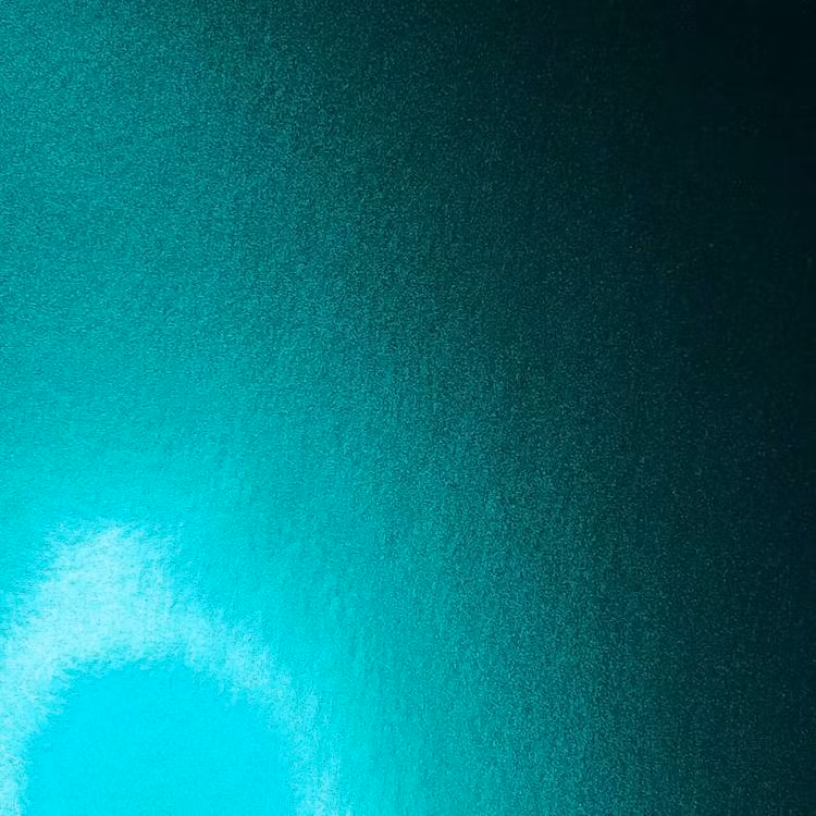 Polerad Metall - Teal 68 - metervara