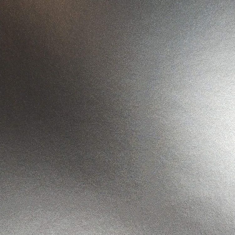 Borstad stål - Silver, metervara