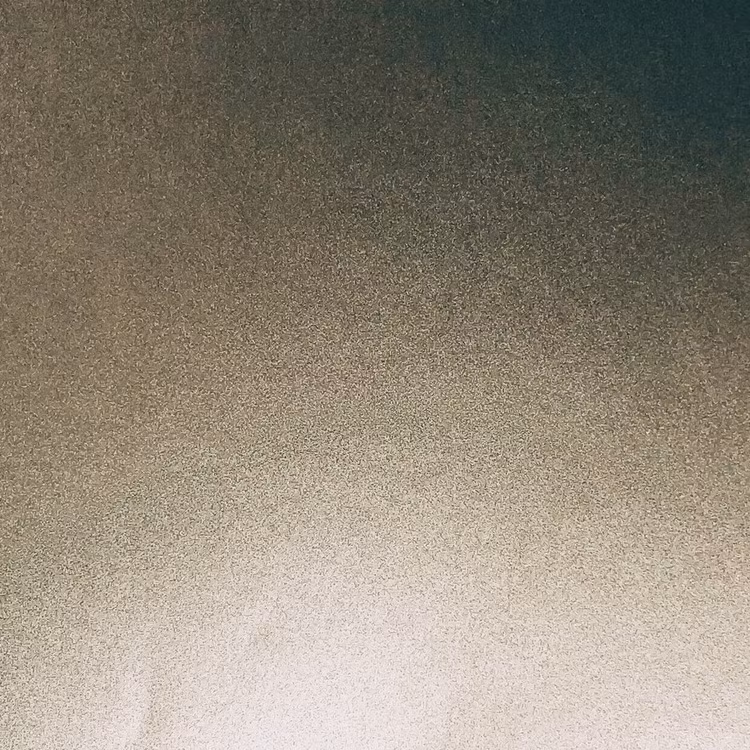 Borstad stål - Champange, metervara