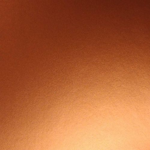 Borstad stål - Rödorange, metervara