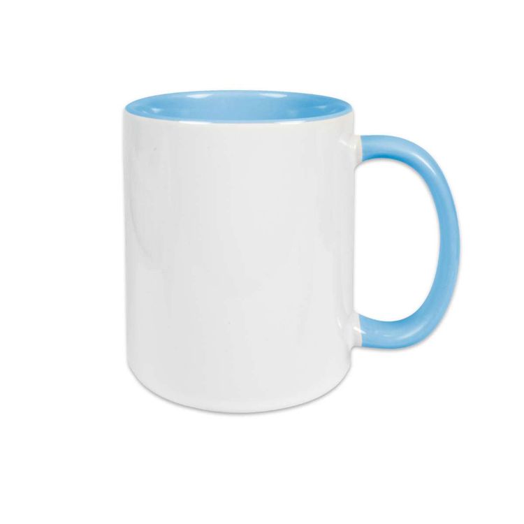6-pack - Sublimerings mugg 80 mm 2 färgade