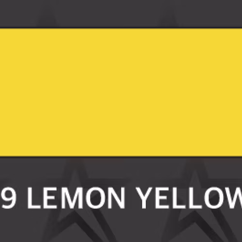Premium Citrongul - 1019, bredd 50 cm, metervara