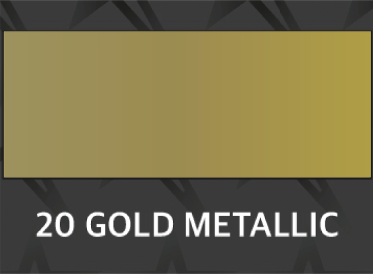 Premium Guldmetallic 1020 - bredd 50 cm, metervara