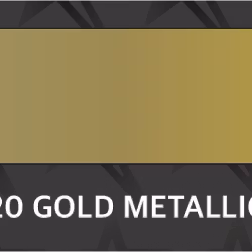Premium Guldmetallic 1020 - bredd 50 cm, metervara