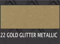 Premium Glittermetallic guld 1022 - bredd 50 cm, metervara
