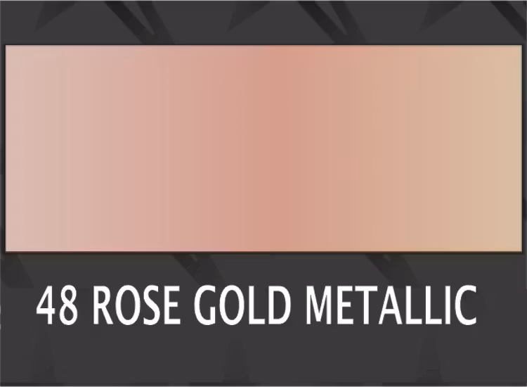 Premium Rosé guldmetallic 1048 - bredd 50 cm, metervara