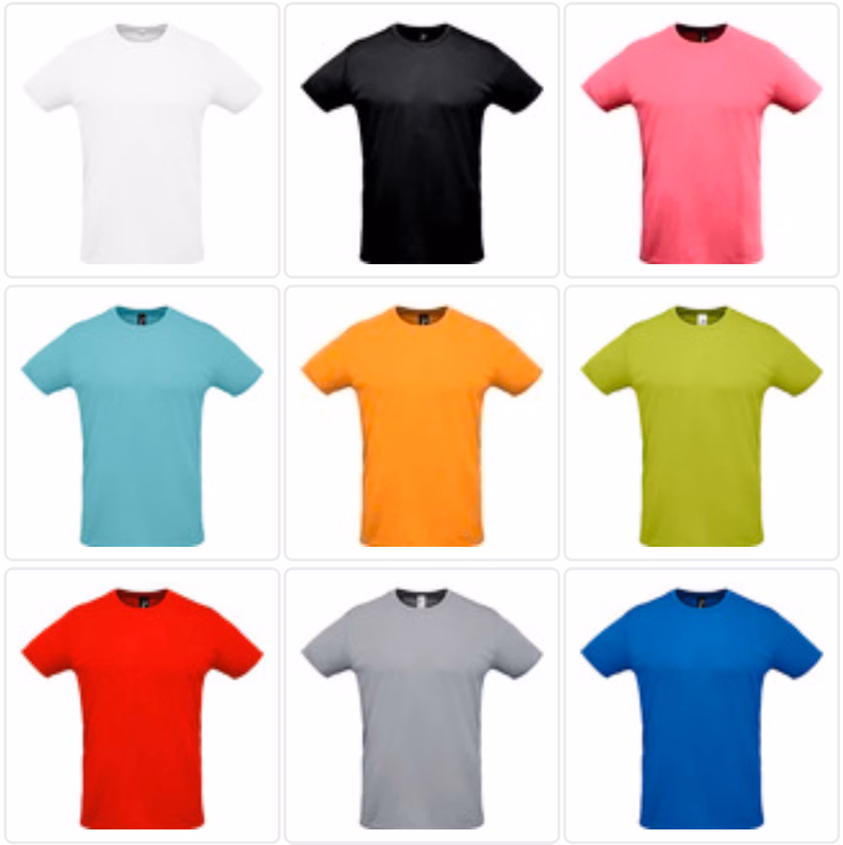 T-shirt unisex / herr - sport, funktion - flera färger