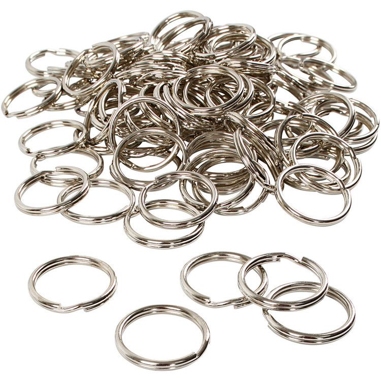 Nyckelringar i två storlekar - 10-pack