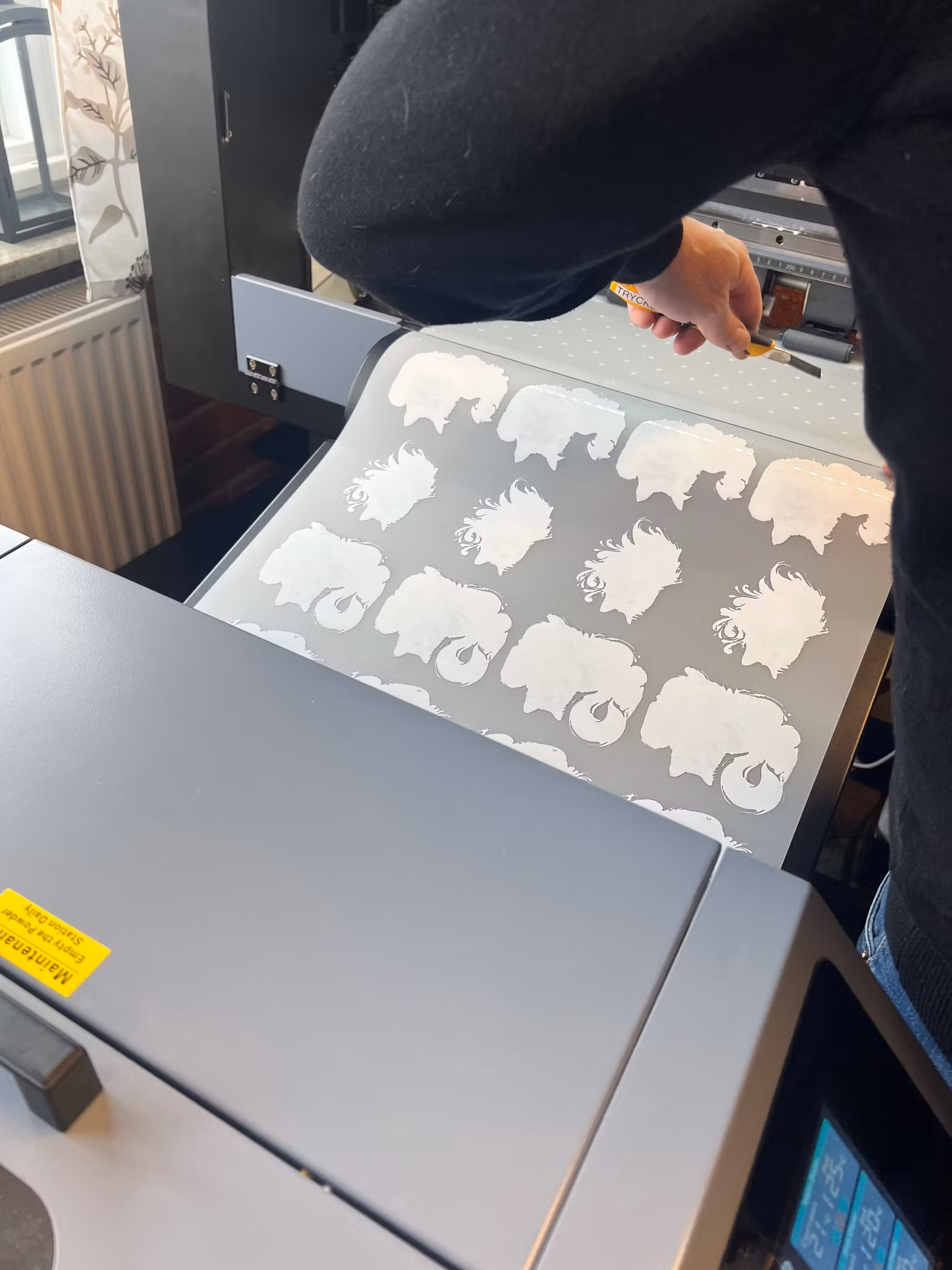 NY  42x100cm - Textiltransfer - DTF för alla textilier mörkt o ljust